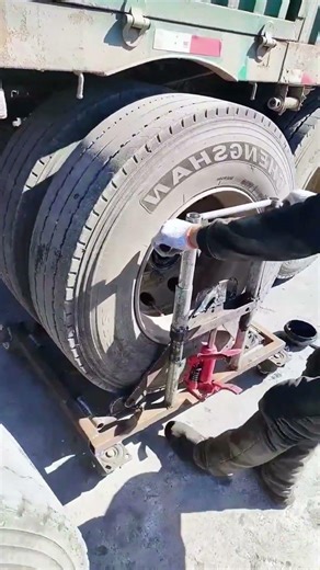 SAVING BACKS! Homemade Hydraulic Dolly for Heavy Tires 🚛