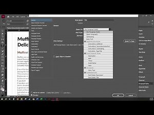 InDesign Paragraph Styles with Based On Options