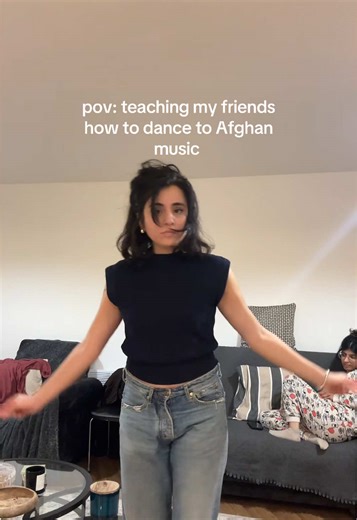 Teaching Friends Afghan Dance Steps
