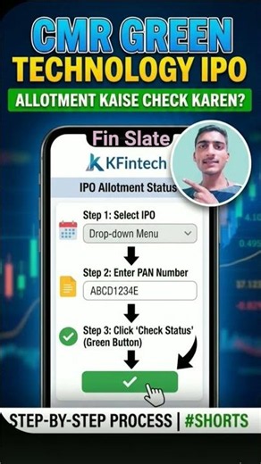 CMR Green IPO Allotment Status Kaise Check Karen? 🔥 #shorts #ipo