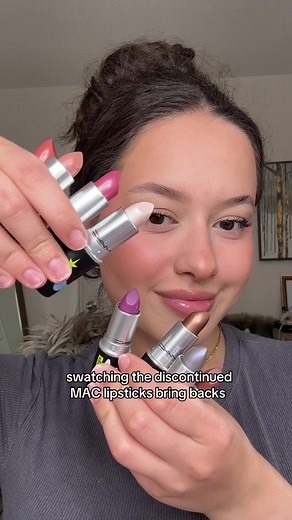 Stunning MAC Lipsticks Swatches and Tutorial