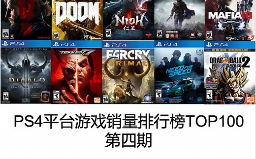 PS4平台游戏销量排行榜TOP100 第四期