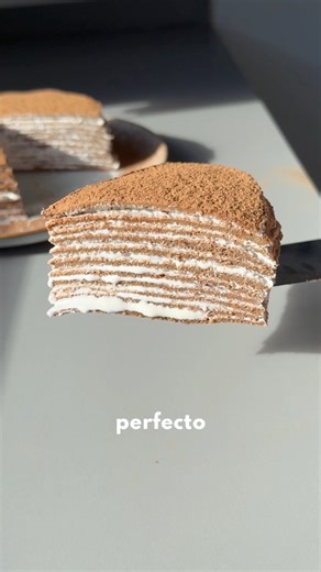 1.2M views · 14K reactions | PASTEL DE CREPES  Para la masa de crepes: ▪️3 huevos ▪️175g copos de avena ▪️370ml leche o bebida vegetal ▪️1 cda cacao puro Para el relleno: ▪️140g queso crema ▪️100g nata para montar ▪️Endulzante al gusto (yo le he puesto 3 cdas eritritol) ▪️Cacao puro para encima 2 horas en la nevera y listo ✅ #receta #postre #postresaludable #crepes #ComidaSaludable #postrescaseros | Carmen_iri | Facebook