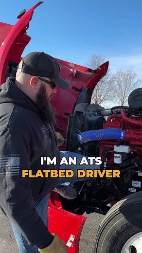 Of course ATS flatbed drivers get to haul cool freight with the opportunity to move up in class.😎👀 Go click the link in the comments to learn more! #fypシ #flatbed #flatbedtrucking #trucking #heavyhaul #trucker #ofcoursetrend | Drive 4 ATS
