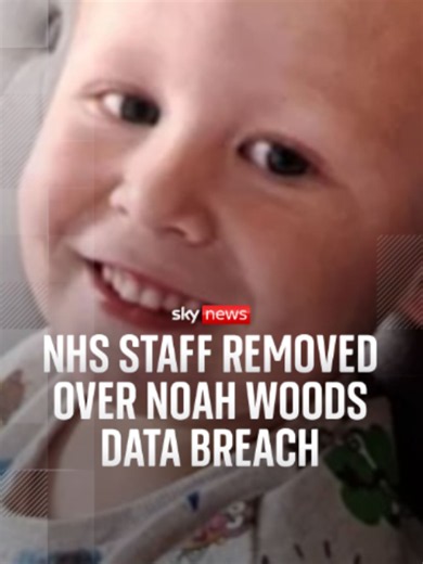 An NHS trust has removed 10 employees from active duty while investigations are carried out into a data breach of a three-year-old's medical records. Noah Woods was found dead following a huge search after he left a play area in Brantham, Suffolk, through a gap in a fence. Sky's Emma Birchley reports. #NHS #Data #Suffolk #UK