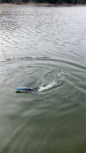 30KMH RC Remote Control Boat with 7 LED Light Modes Waterproof