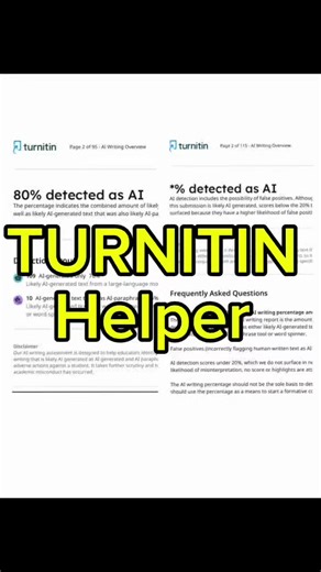 ❌ AI DETECTED? ❌ HIGH TURNITIN SCORE? ✅ We fix it FAST. ✍️ Humanized writing 📉 Reduced AI & plagiarism score 🎓 Student-friendly & confidential DM now. Don’t submit until it’s clean. 💯 #turnitinhelper #turnitinplagiarismcheck #turnitinissue #turnitin #tutorial