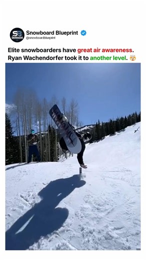 Freestyle Snowboarding Requires Body Control, But This Is UNREAL!