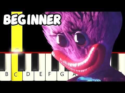 Sleep Well - CG5 (from Poppy Playtime Chapter 3) - Fast and Slow (Easy) Piano Tutorial - Beginner