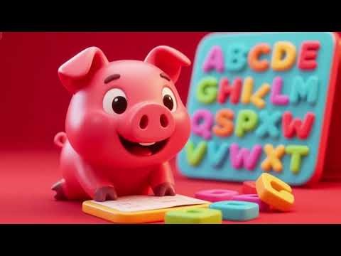 "🐷 Learning Letters with Red Piggy! 🔤 | Fun ABC Learning for Kids!"