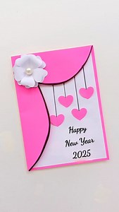 514K views · 17K reactions | How To Make New Year 2025 Card  #newyear #newyearcard #diy #craft #art #handmadegift #handmade #happynewyear2025 #happynewyearcard #2025 | Shrishti : The Art Lover | Facebook