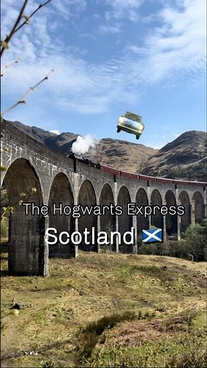 HOGWARTS EXPRESS - Scotland - The Glenfinnan Viaduct. #scotland #harrypotter #harrypotterfan #fyp