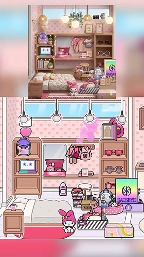 Toca boca recreating FREE BEDROOM ideas from pinterest [follow me on Youtube at Monica Winsleth] #tocaboca #monicawinsleth #monicawinslethonyoutube #pazu #towntales