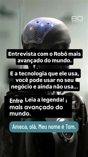 Edison Junior | Desenvolvido pela Engineered Arts, Ameca é considerado um dos humanoides mais avançados do mundo, focado em expressões faciais realistas e... | Instagram