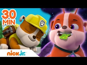 Rubble's Weirdest Dreams! 😴 w/ PAW Patrol Marshall & Chase | 30 Minute Compilation | Rubble & Crew