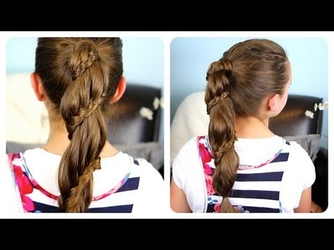 Winding Lace Braid Ponytail Cheat | Cute Girls Hairstyles