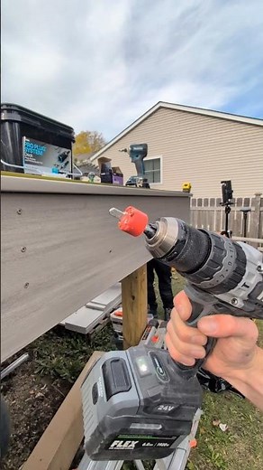 Install PVC Fascia color match screws