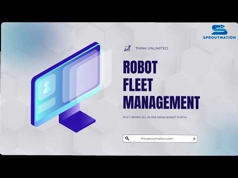 Sproutmation RFM — Autonomous Robot Fleet Management Portal Demo