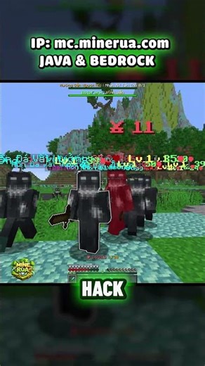 Server này cho phép gian lận !!!?? 💀💀 #minecraft #minerua #shorts