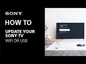 Update your Sony Google TV: WIFI or USB (2025)