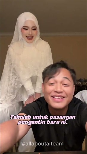 Pengantin Baru Laming & Yuyu 🤍 #aiteam #shopeeytdeals