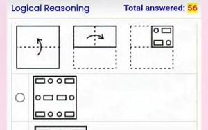 The image shows a paper folding and cutting problem. A rectangu... | Filo