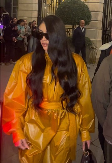 Lourdes Leon at Paris Fashion Week for YSL Show