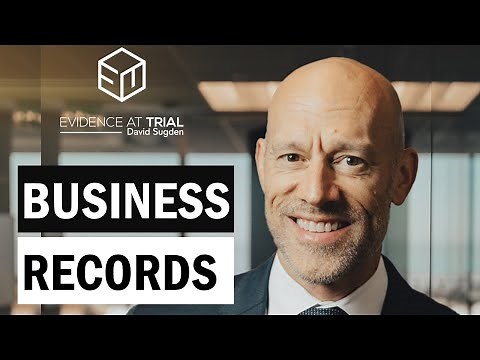 How to Apply the Business Records Exception
