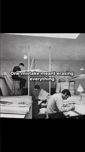 Office Life Before AutoCAD | How Architects Worked Before Digital Design #shorts