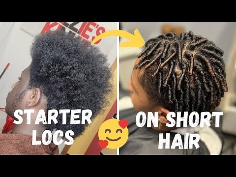 Starter Locs on Short Hair For Men ✨ Just Look How They Transform!