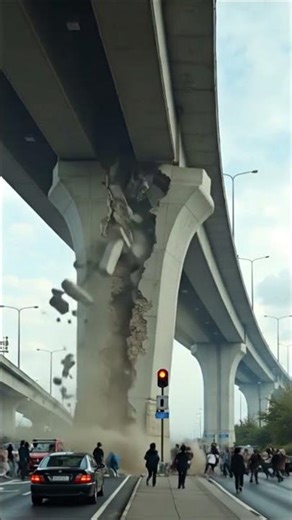Highway Bridge Collapse | Extreme #shorts