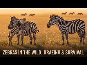 Zebras in the Wild: Grazing, Adaptability, and Social Behavior in Nature | Wildlife Documentary