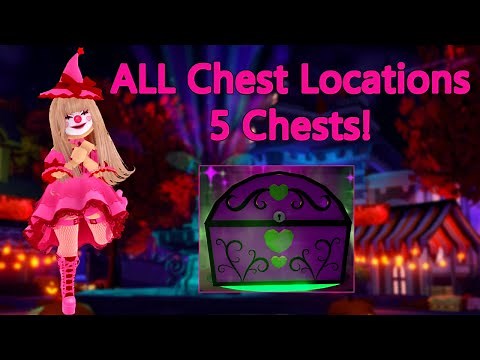 ALL Chest Locations In The NEW Halloween 2021 Update Royale High