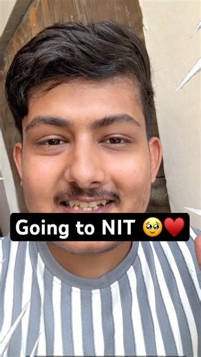 Finally NIT in 11 Days... 🥹❤️ | My NIT Journey #nit #jee #motivation #shorts