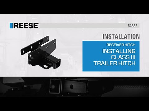 2007 - 2021 Jeep Wrangler Hitch Install - REESE® - 84382 - Class III 2 in Receiver