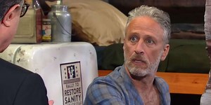 Jon Stewart came out of retirement to try and make sense of Donald Trump's Republican candidacy