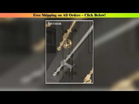 French Design Style Solid Brass Long Handle Double Single Sided Kitchen Refrigerator Appliance