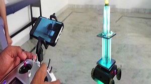 35K views · 281 reactions | To support the COVID-19 fight, an engineering company in Mangaluru has developed a UV light disinfection robot. The remote-controlled device is capable of disinfecting an area swiftly. It has been deployed at Tejasvini Hospital in Mangaluru. UV radiations emitted through the device can clean a surface in just 4 seconds. Device will be most helpful for frontline workers engaged in COVID fight. | The Times of India | Facebook