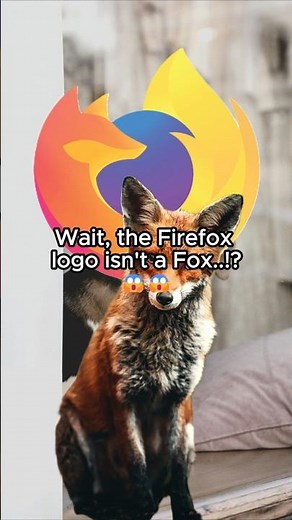 A Hidden Secret Inside the Firefox Logo 🤔 #didyouknow #shorts #firefox #funfacts