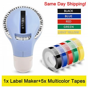 Dymo Omega Embossing Label Maker with 5PK Label Tapes 9mm Dymo Junior Embosser  | eBay UK