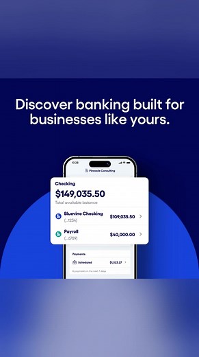 Explore a banking platform that prioritizes your small business needs. Save time and money with digital-first checking, flexible financing, and more. *Bluevine is a financial technology company, not a bank. Banking Services provided by Coastal Community Bank, Member FDIC. | Bluevine