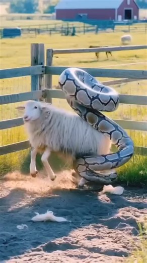 wildanimalsdiscussion20 on Instagram: "Sheep crying for help from python 😨 _ _ _ _ _ _ _ _ #sheep #python #pythonvssheep #pythonattack #wildanimalsafari #wildanimalphotos #wildlifeprotection #naturephotography #nature #net #netgewildlife #discover #discoverearth #discovery #wildlifeofinstagram #net #netgewildlife #krugernationalpark #kruger #wildlifeaddicts #nationalgeographic"