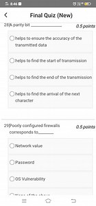 28) A parity bit __.  helps to ensure the accuracy of the tra... | Filo