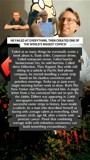 He Failed at Everything, Then Created One of the World's Biggest Comics.