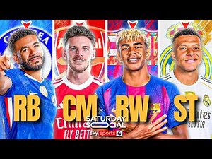 Picking the BEST Champions League player in EACH position! 🏆 | Saturday Social