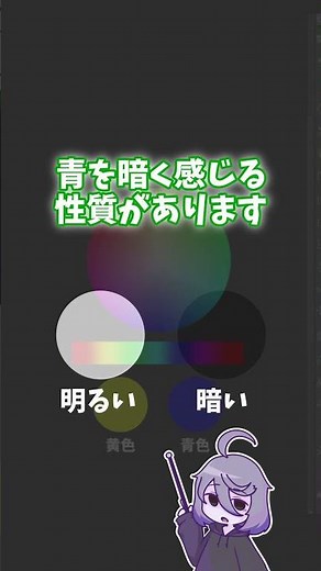 【色価/バリュー】人の目が感じるイラストの明るさの確認方法【初心者向け】#shorts