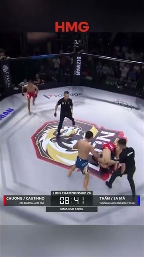 血戰到底逼平對手！中國雙雄勇戰越南獅之戰！2V2硬剛全場平分秋色！