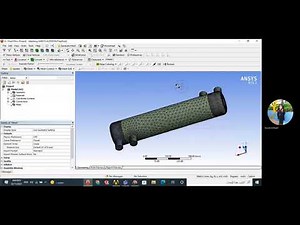 ANSYS Fluent Heat Transfer Analysis of Shell and Tube Heat Exchanger_Un Steady flow