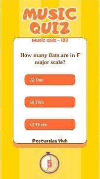 Music Quiz - 183 - F Major Scale Challenge | Beginner to Advanced Ear Training 🎶