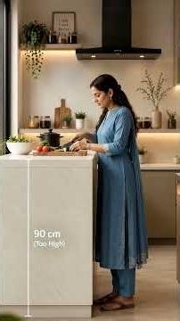 Kitchen counter height #kitchendesign